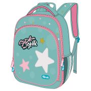 Ранец Först F-Light «Super star» 36*27*15см, 2 отделения, 2 кармана, анатомическая спинка