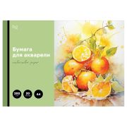 Папка для акварели, 20л., А4 BG «Яркий цитрус», 200г/м2