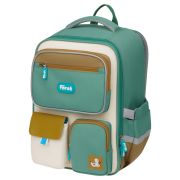 Ранец Först F-Style «Green» 38*26,5*16 см, 1 отделение, 6 карманов, анатомическая спинка