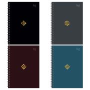 Записная книжка А6 120л., на гребне BG «Моноколор. Классика», матовая ламинация, тиснение фольгой, твердая обложка