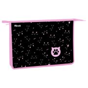 Папка для тетрадей 1 отделение, А4 Först «Kitty», 340*245*40мм, пластик, на молнии