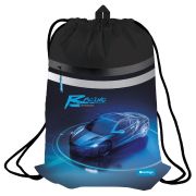 Мешок для обуви 1 отделение Berlingo «Best race», 340*460мм, вентиляционная сеточка, светоотражающая лента, карман на молнии