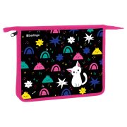 Папка для тетрадей 1 отделение, А5 Berlingo «Funny colors», 240*205*40мм, пластик, на молнии