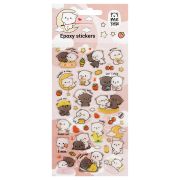 Наклейки гелевые MESHU «Cute kittens», 10*23 см, пакет европодвес