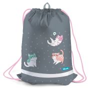 Мешок для обуви 1 отделение Först «Kittens», 360*460мм, вентиляционная сеточка, светоотражающая полоса