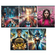 Тетрадь 96л., А5, клетка BG «Unreal», суперэконом