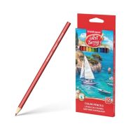 Карандаши цветные ERICH KRAUSE Artberry Premium 12 цв, шестигранные, заточенные, европодвес, 32482