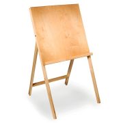 Мольберт напольный «Хлопушка», размер планшета 60x60 см, в собранном виде 60x120x8 см