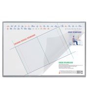 Настольное покрытие ДПС, «Пиши правильно», 38*59см, ПВХ с откидным клапаном