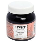 Грунт акриловый «Сонет», черный, баночка 220 мл, 2123922