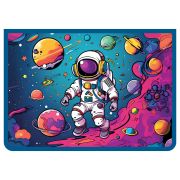 Папка для тетрадей 1 отделение, А4, ArtSpace «Space», ламинированный картон, фольга, на молнии