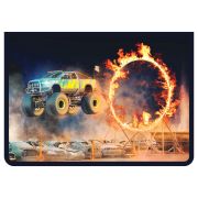 Папка для тетрадей 1 отделение, А4, ArtSpace «FireTruck», ламинированный картон, фольга, на молнии