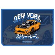 Папка для труда 2 отделения, А4, ArtSpace «Race», пластик, на молнии