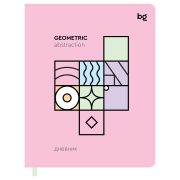 Дневник 1-11 кл. 48л. (Лайт) BG «Geometry. Pink», иск. кожа, выборочный лак, печать, ляссе