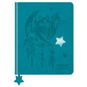 Дневник 1-11 кл. 48л. (твердый) BG «Ночные волки», иск.кожа, тиснение фольгой, блинтовое тиснение, ляссе с фигуркой