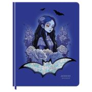 Дневник 1-11 кл. 48л. (твердый) BG «Таинственная девочка», иск.кожа, аппликация с блестками, печать, ляссе