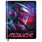 Дневник 1-11 кл. 48л. (твердый) BG «Power», иск.кожа, анимационная аппликация, печать, ляссе