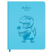 Дневник 1-11 кл. 48л. ЛАЙТ BG «Динозавр», иск. кожа, блинтовое тиснение, ляссе