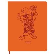 Дневник 1-11 кл. 48л. ЛАЙТ BG «Скейт», иск. кожа, блинтовое тиснение, ляссе