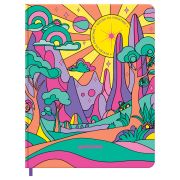 Дневник 1-11 кл. 48л. ЛАЙТ BG «Всегда на позитиве», иск. кожа, печать, ляссе