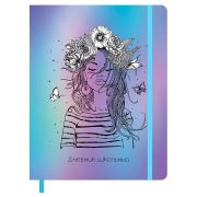 Дневник 1-11 кл. 48л. ЛАЙТ BG «Spring style», иск. кожа, печать, ляссе, на резинке