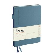 Ежедневник недатированный, А5, 136л., кожзам, BG «Palm. Steel blue»