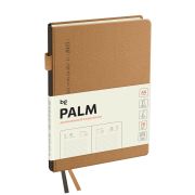 Ежедневник недатированный, А5, 136л., кожзам, BG «Palm. Coffee»