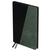 Ежедневник недатированный, А5, 136л., кожзам, BG «Tandem. Black-mint», цветной срез, карман
