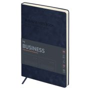 Ежедневник недатированный, А5, 136л., кожзам, BG «Business. Navy blue»