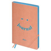 Ежедневник недатированный, B5, 136л., кожзам, BG «Neon. Pink», цветной срез, с резинкой