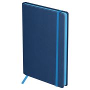 Ежедневник недатированный, А5, 136л., кожзам, BG «Contrast. Blue gray», цветной срез, на резинке