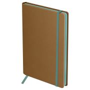 Ежедневник недатированный, А5, 136л., кожзам, BG «Contrast. Taupe», цветной срез, на резинке