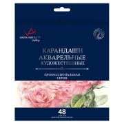 Карандаши акварельные художественные Vista-Artista «Gallery», 48цв., заточен., картон, европодвес