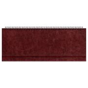 Планинг недатированный, 56л., 330*130мм, BG, кожзам «Nebraska. Dark red», красный