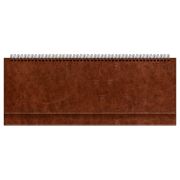 Планинг недатированный, 56л., 330*130мм, BG, кожзам «Nebraska. Brown», коричневый