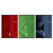 Тетрадь 80л., А4, клетка, на гребне BG «Monocolor. Classic»