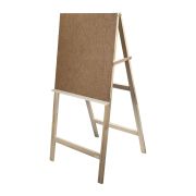 Мольберт напольный «Хлопушка», планшет 60x58 см, в собранном виде 58x120x5 см, BRAUBERG ART DEBUT, 192336