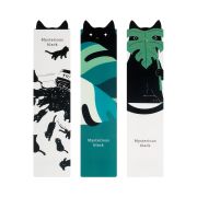 Закладки для книг, 3шт., 40*180мм, MESHU «Cat ink»