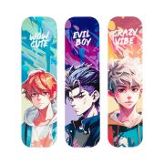 Закладки для книг, 3шт., 47*176мм, MESHU «Anime boy»