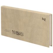 Еженедельник недатированный, 64л., мягкий переплет, кожзам, BG «Waltz.Beige metallic», цветной срез