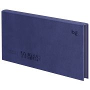 Еженедельник недатированный, 64л., мягкий переплет, кожзам, BG «Waltz.Blue», цветной срез