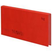 Еженедельник недатированный, 64л., мягкий переплет, кожзам, BG «Waltz.Scarlet red», цветной срез