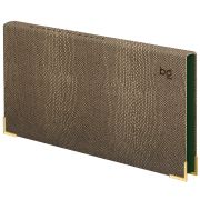 Еженедельник недатированный, 64л., твердый переплет, кожзам, BG «Python.Dark khaki», цветной срез
