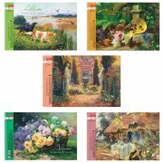 Альбом для рисования, А4, 32 л., спираль, обложка картон, HATBER, 205х300 мм, «Мелодия души» (5 видов), 32А4тВсп