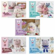 Альбом для рисования, А4, 40 л., скоба, обложка картон, HATBER, 205х290 мм, «Уютные котики» (5 видов), 40А4В