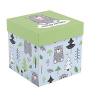 Коробка складная подарочная MESHU «Cute bear», (15*15*15см)