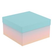 Коробка складная подарочная MESHU «Gradient», (20*20*11см), блестки