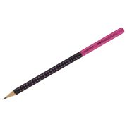 Карандаш ч/г Faber-Castell «Grip 2001 Two Tone», HВ, заточен., черный/розовый