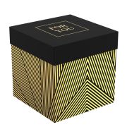 Коробка складная подарочная MESHU «Strict lines», (15*15*15см), отд фольгой