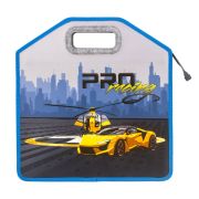 Папка с ручками ЮНЛАНДИЯ, 1 отделение, пластик, 35х34х13 см, молния сверху, «Proracing», 270352